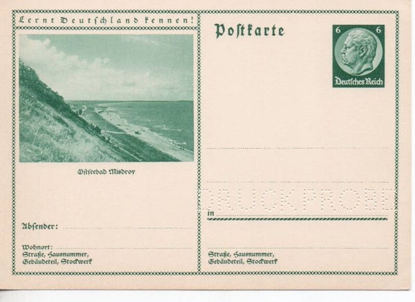 Deutsches Reich Bildpostkarte P232/ 084 Druckprobe *