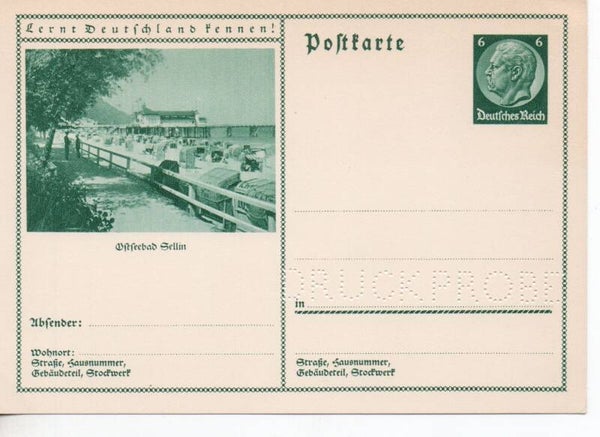 Deutsches Reich Bildpostkarte P232/ 0113 Druckprobe *