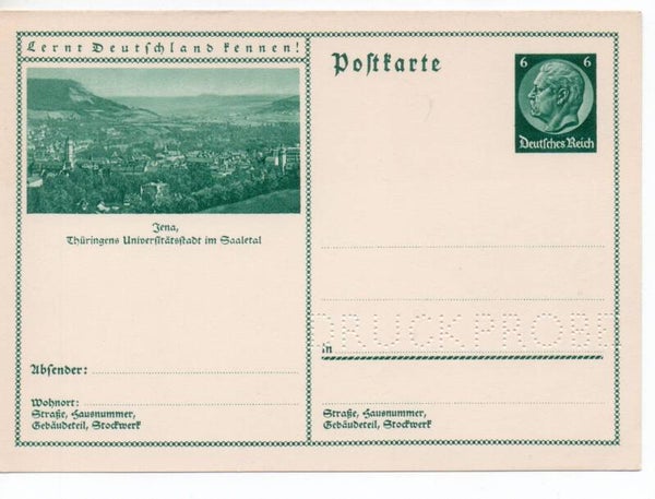 Deutsches Reich Bildpostkarte P232/ 057 Druckprobe *