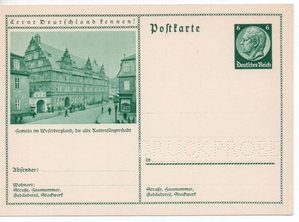 Deutsches Reich Bildpostkarte P232/ 046 Druckprobe *