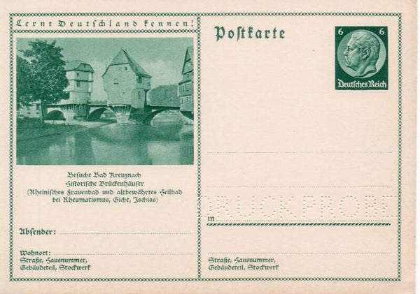 Deutsches Reich Bildpostkarte P232/ 068 Druckprobe *