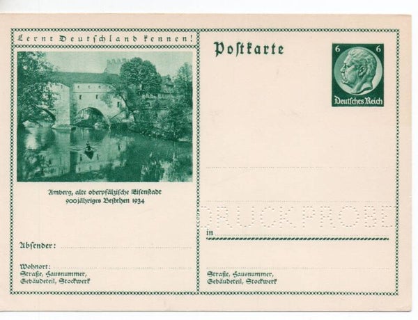Deutsches Reich Bildpostkarte P232/ 03 Druckprobe *