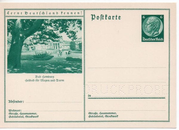 Deutsches Reich Bildpostkarte P232/ 056 Druckprobe *