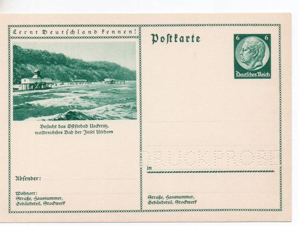 Deutsches Reich Bildpostkarte P232/ 0124 Druckprobe *