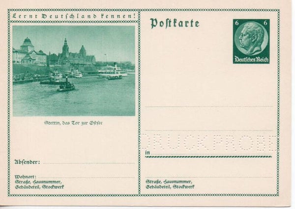 Deutsches Reich Bildpostkarte P232/ 0117 Druckprobe *