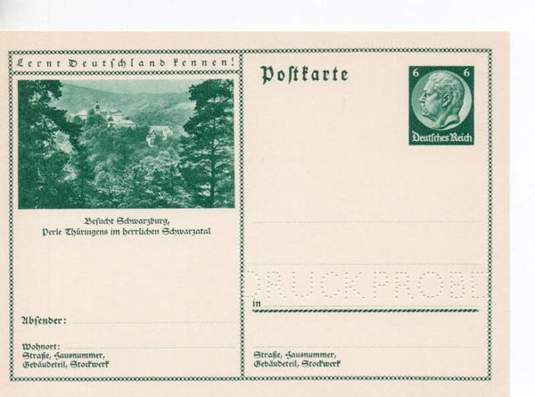 Deutsches Reich Bildpostkarte P232/ 0111 Druckprobe *