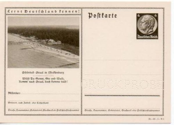 Deutsches Reich Bildpostkarte P236/ 35-59-1-B5 Druckprobe *