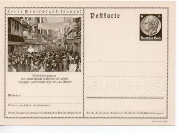 Deutsches Reich Bildpostkarte P236/ 35-60-1-B5 Druckprobe *