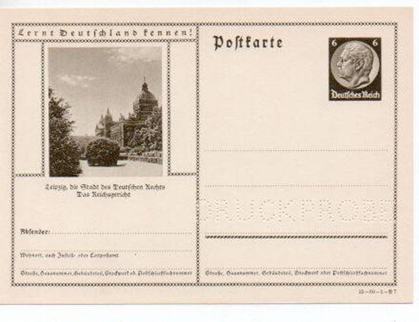 Deutsches Reich Bildpostkarte P236/ 35-60-1-B7 Druckprobe *