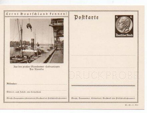 Deutsches Reich Bildpostkarte P236/ 35-65-1-B8 Druckprobe *