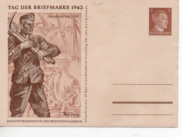 Deutsches Reich Ganzsache P308/02 ungebraucht/ *