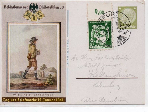 Deutsches Reich Ganzsache P241 mit SST gelaufen/ o