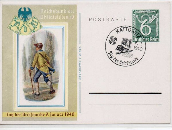 Deutsches Reich Ganzsache P289 mit SST gestempelt/ o