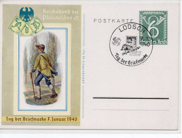 Deutsches Reich Ganzsache P289 mit SST gestempelt/ o