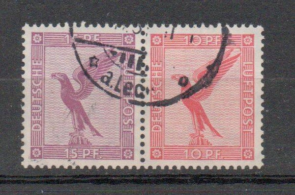 z17- Deutsches Reich Zusammendruck ZD Nr. W 22 gestempelt/ o