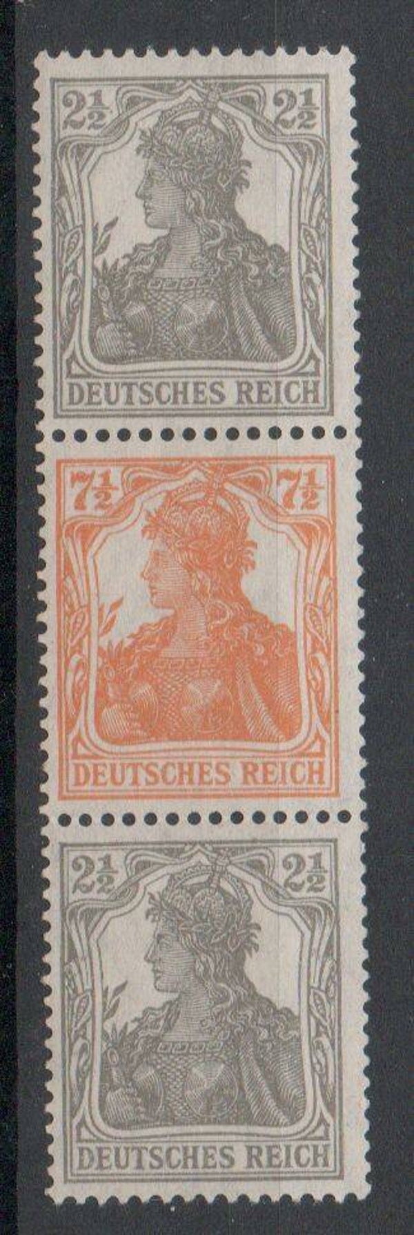 Deutsches Reich Zusammendruck S12a Infla Berlin postfrisch/ **