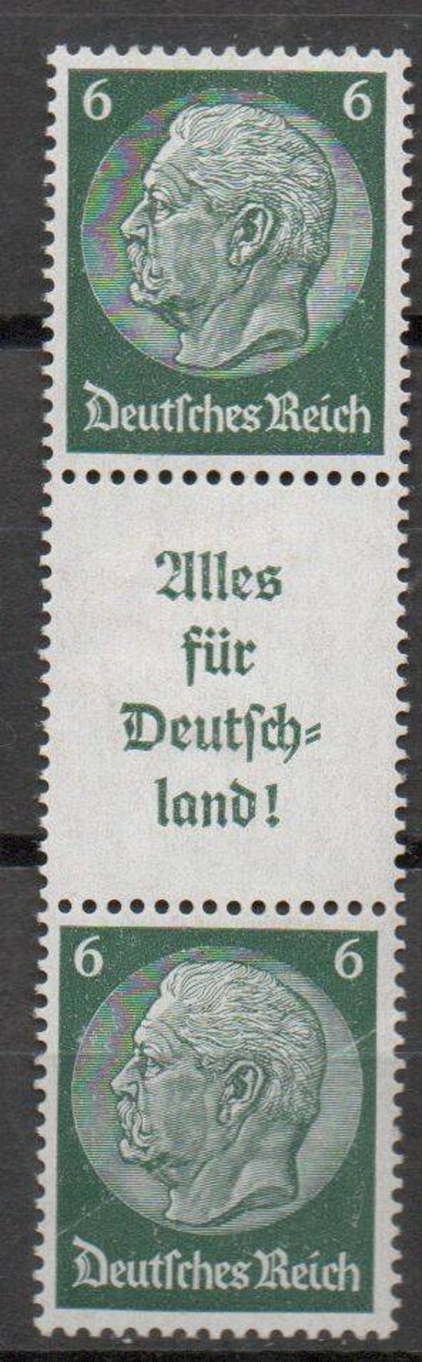 z223- Deutsches Reich Zusammendruck S142 ungebraucht/ *