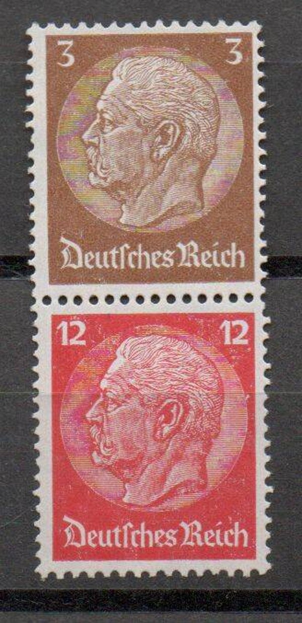 z228- Deutsches Reich Zusammendruck S181 ungebraucht/ *