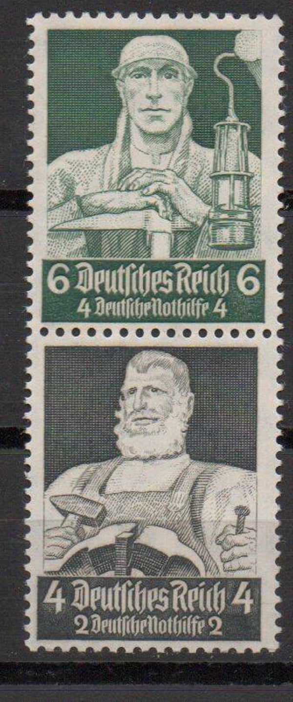z235- Deutsches Reich Zusammendruck S 221 postfrisch/ **