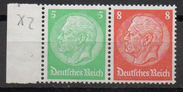Deutsches Reich Zusammendruck W 70 LR postfrisch/ **