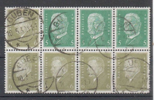 z24- Deutsches Reich Zusammendruck ZD Nr. S 42/ W 28 gestempelt/ o