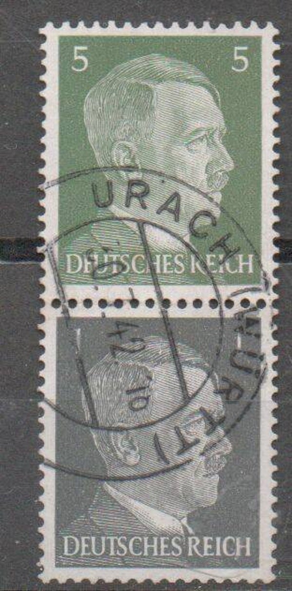 Deutsches Reich Zusammendruck S270 gestempelt/ o