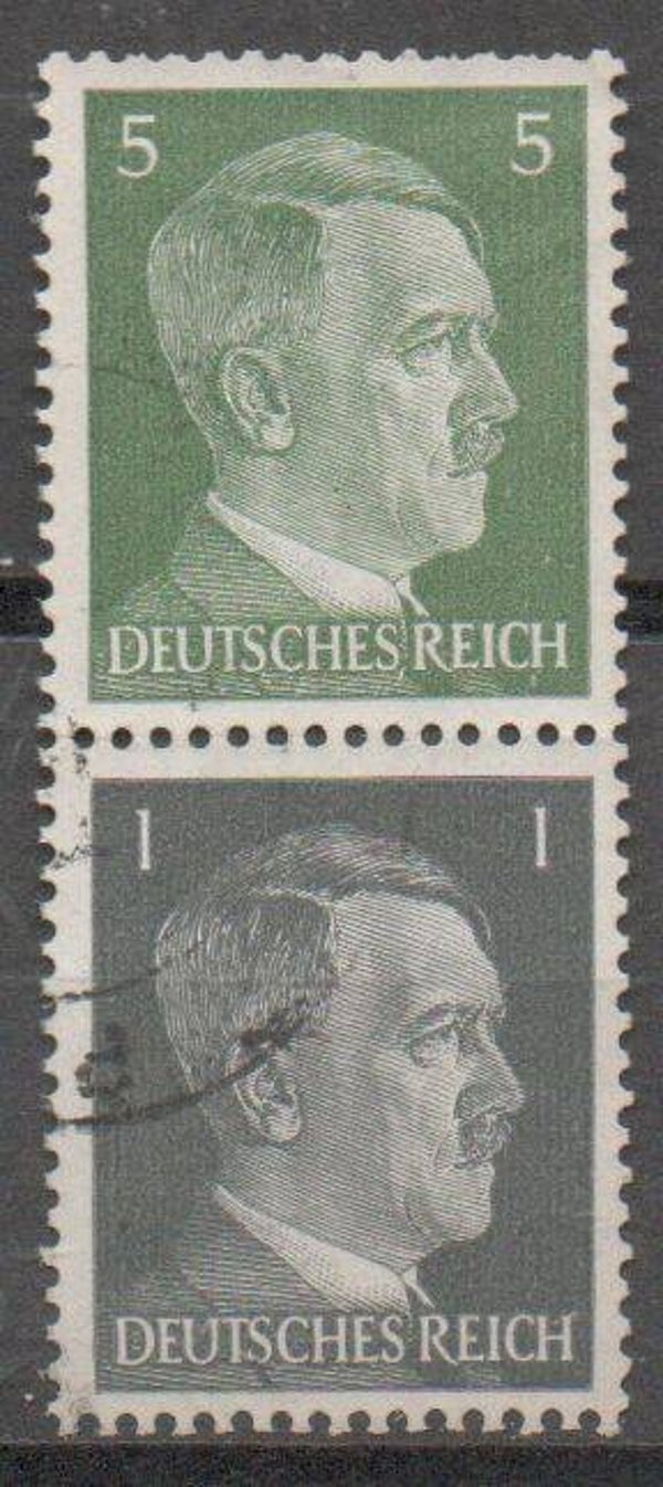 z248b- Deutsches Reich Zusammendruck S270 gestempelt/ o