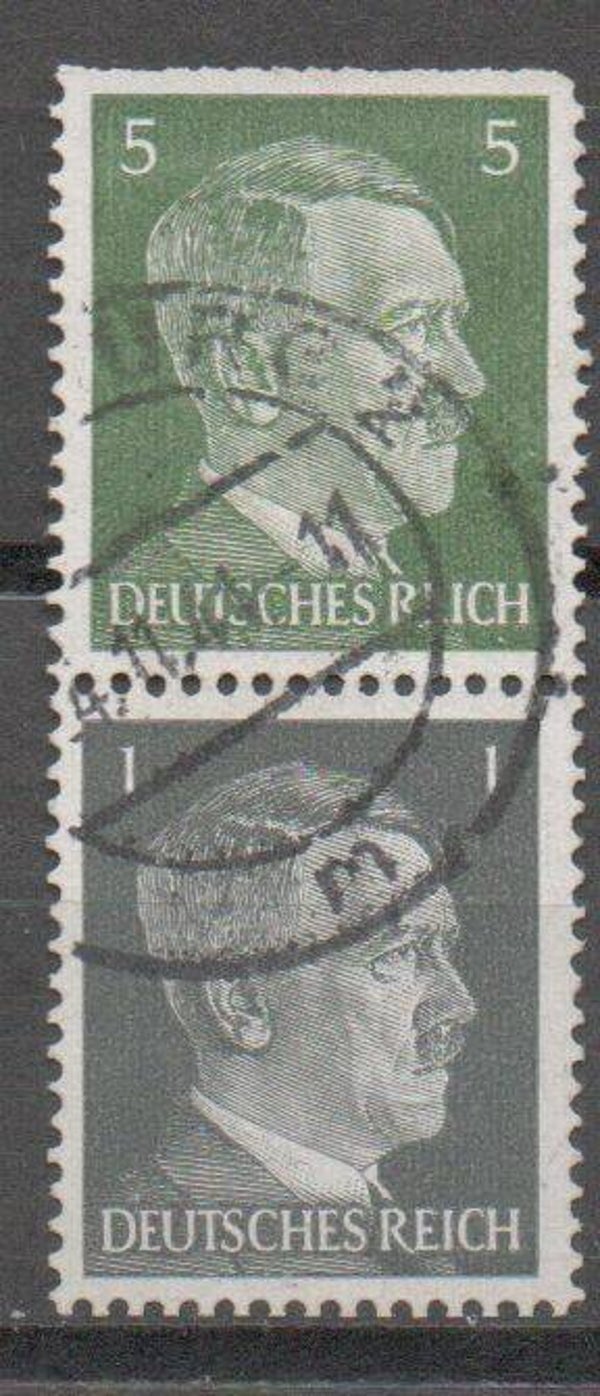 z248c- Deutsches Reich Zusammendruck S270 gestempelt/ o