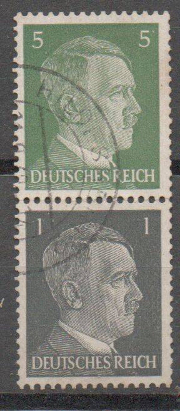 z248d- Deutsches Reich Zusammendruck S270 gestempelt/ o