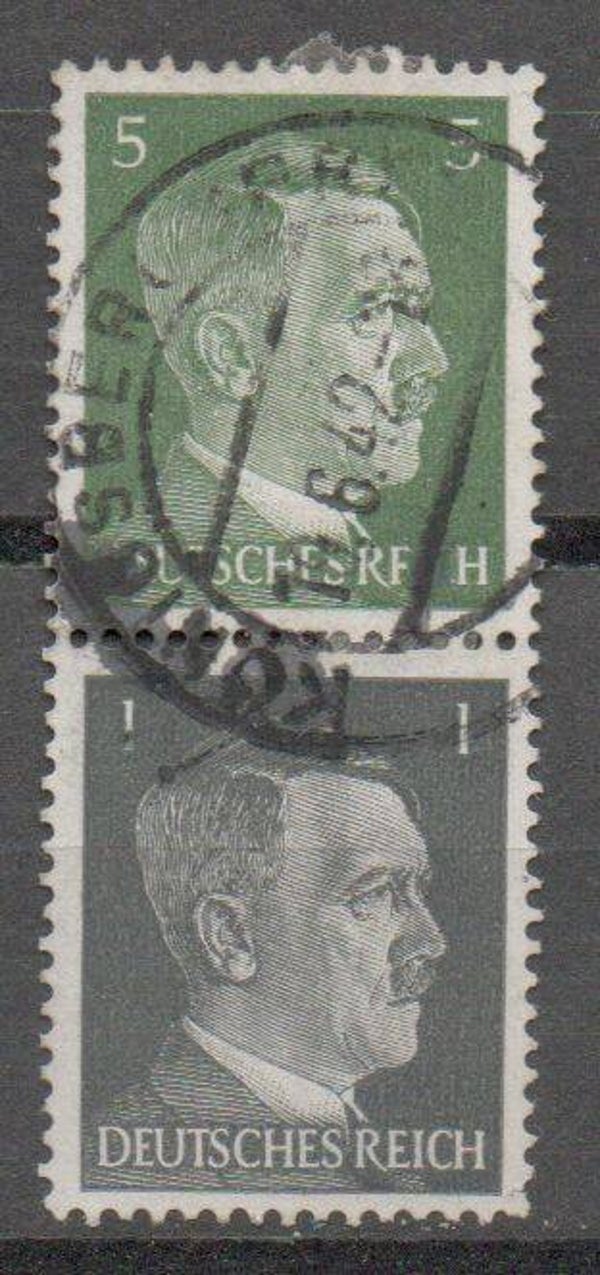 z248f- Deutsches Reich Zusammendruck S270 gestempelt/ o