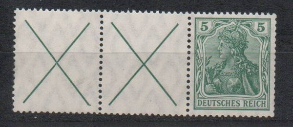 Deutsches Reich Zusammendruck W 1.2 ungebraucht/ *