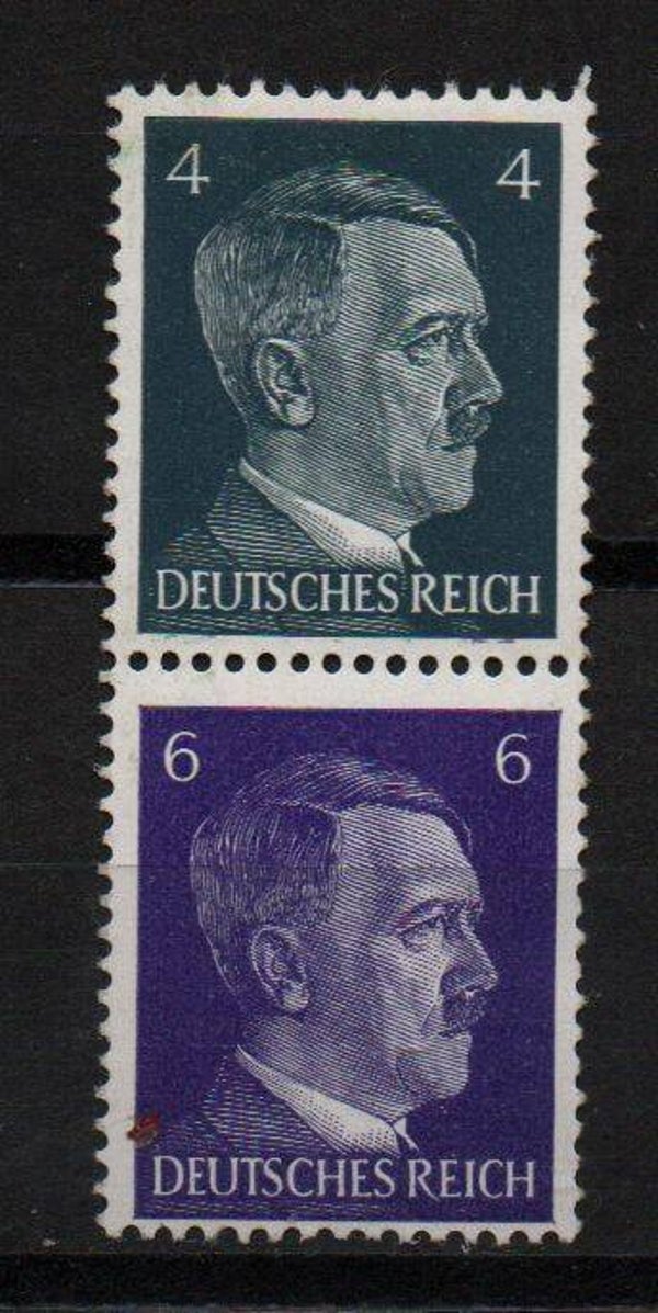 z329b- Deutsches Reich Zusammendruck S290 ungebraucht/ *