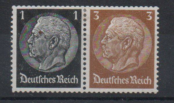 z33- Deutsches Reich Zusammendruck ZD Nr. W 95 ungebraucht/ *
