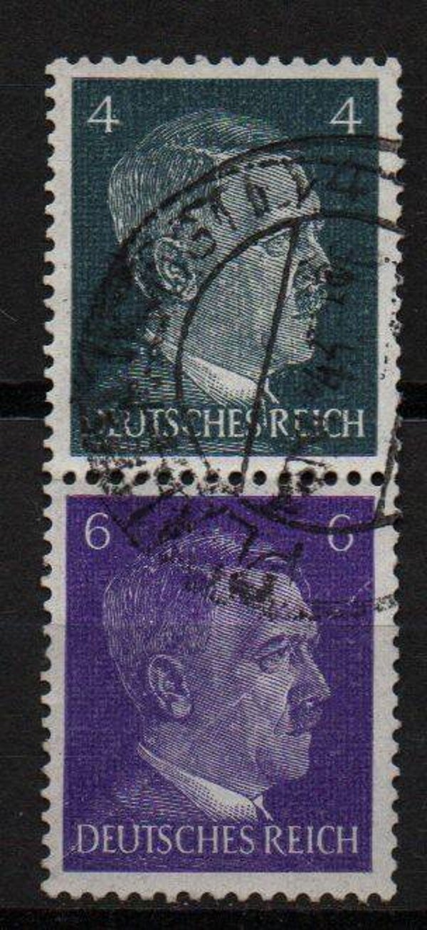 Deutsches Reich Zusammendruck S290 gestempelt/ o