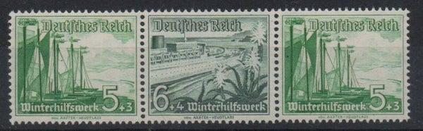 z35- Deutsches Reich Zusammendruck ZD Nr. W 126 ungebraucht/ *