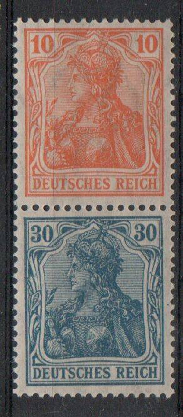 z365- Deutsches Reich Zusammendruck S15 ungebraucht/ *