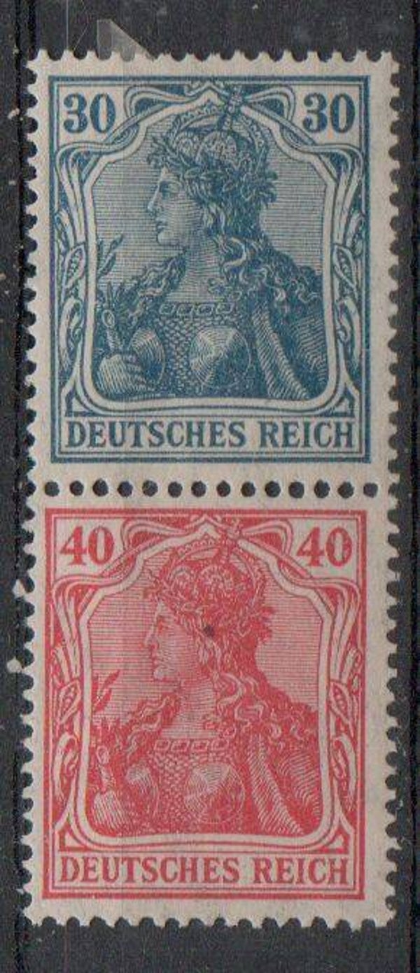 z370- Deutsches Reich Zusammendruck S19 ungebraucht/ *