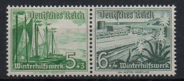 z38- Deutsches Reich Zusammendruck ZD Nr. W 125 ungebraucht/ *