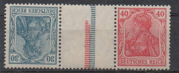 z381- Deutsches Reich Zusammendruck KZ 4.2.2 ungebraucht/ *