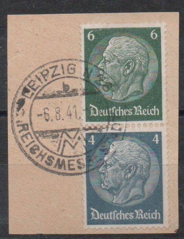 z386- Deutsches Reich Zusammendruck S 217 gestempelt/ o