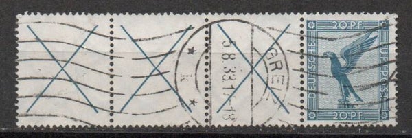 z394- Deutsches Reich Zusammendruck W 21.3 gestempelt/ o