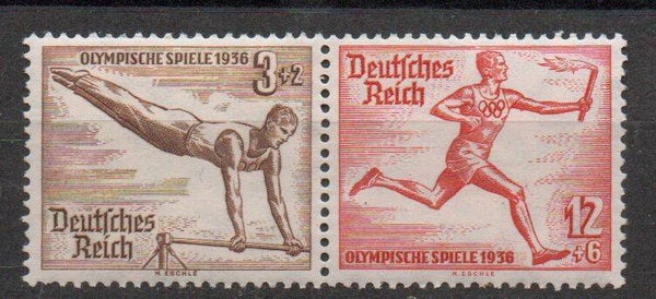 z399- Deutsches Reich Zusammendruck W 107 postfrisch/ **