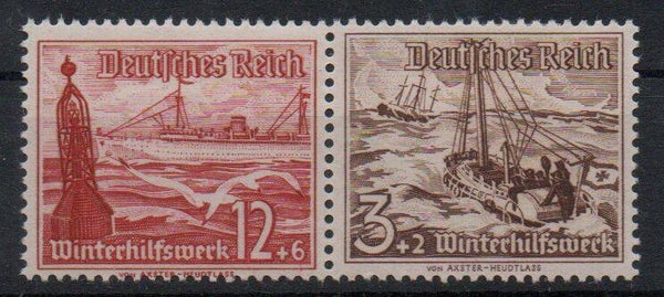 z40- Deutsches Reich Zusammendruck ZD Nr. W 133 ungebraucht/ *