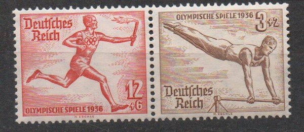 z400- Deutsches Reich Zusammendruck W 109 postfrisch/ **