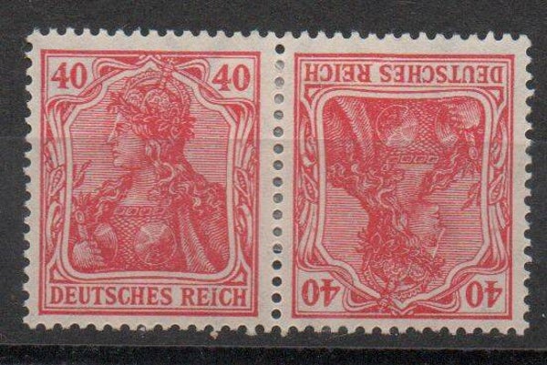 z403- Deutsches Reich Zusammendruck K 3 ungebraucht/ *