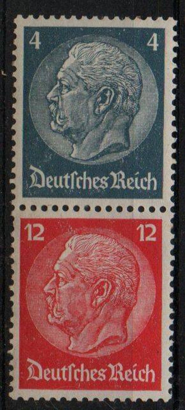 Deutsches Reich Zusammendruck ZD Nr. S 163 postfrisch/ **