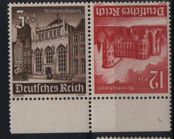 z421- Deutsches Reich Zusammendruck ZD Nr. K 37 UR postfrisch/ **