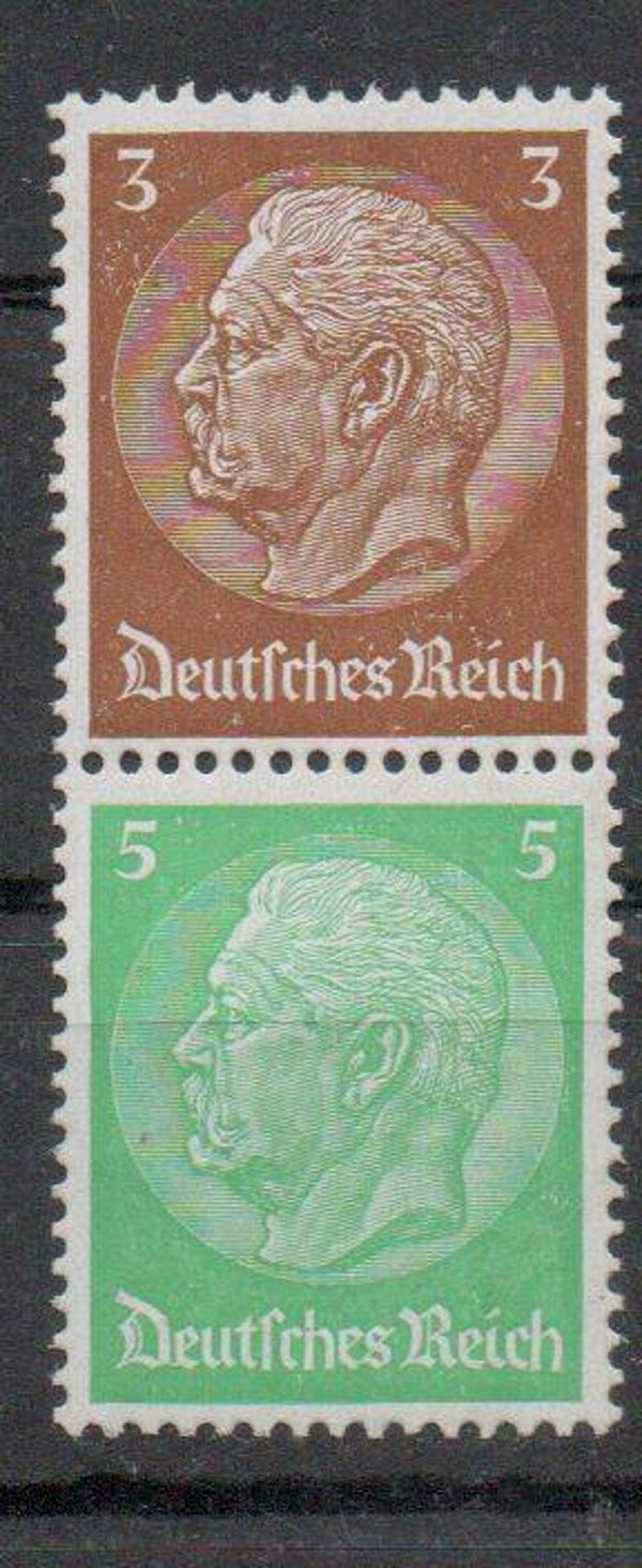 z432- Deutsches Reich Zusammendruck ZD Nr. S 127 postfrisch/ **