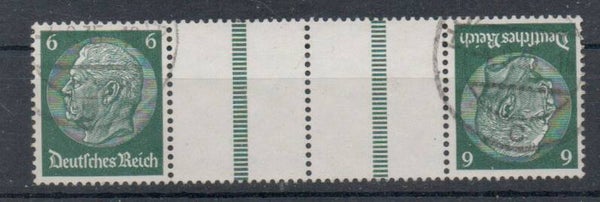 z434- Deutsches Reich Zusammendruck ZD Nr. KZ 22.1 gestempelt/ o