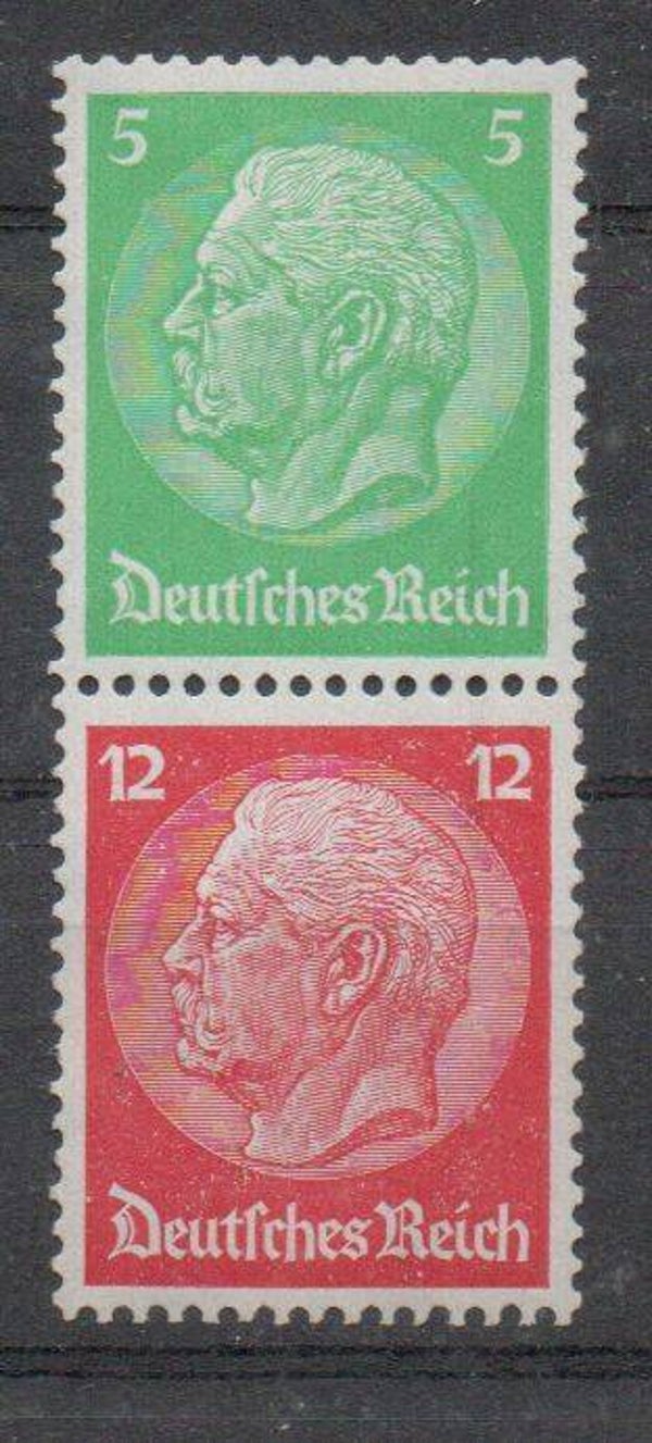 Deutsches Reich Zusammendruck Nr. S106 postfrisch/ **